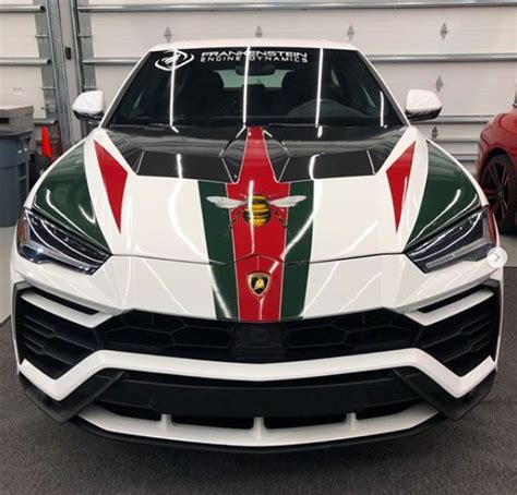 gucci snake wrap on car|Gucci Lamborghini Urus Wrap Is So Obvious .